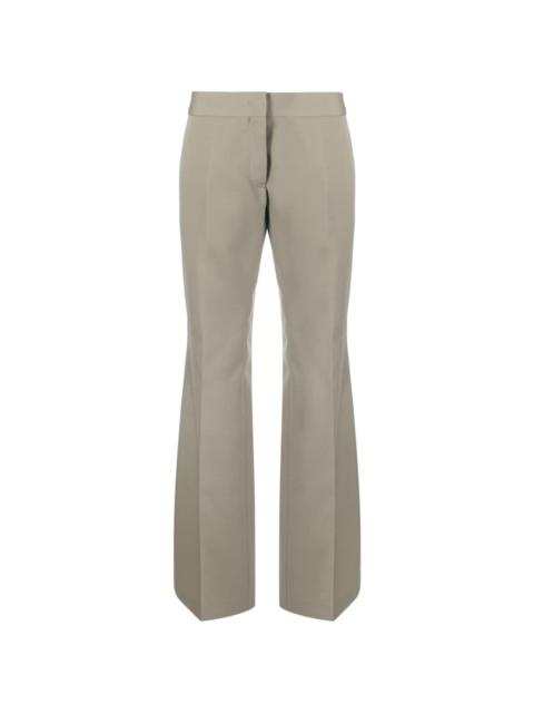 Jil Sander wool flared trousers