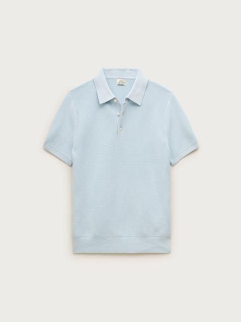 J.CREW Short-sleeve sweater-polo in Pima cotton