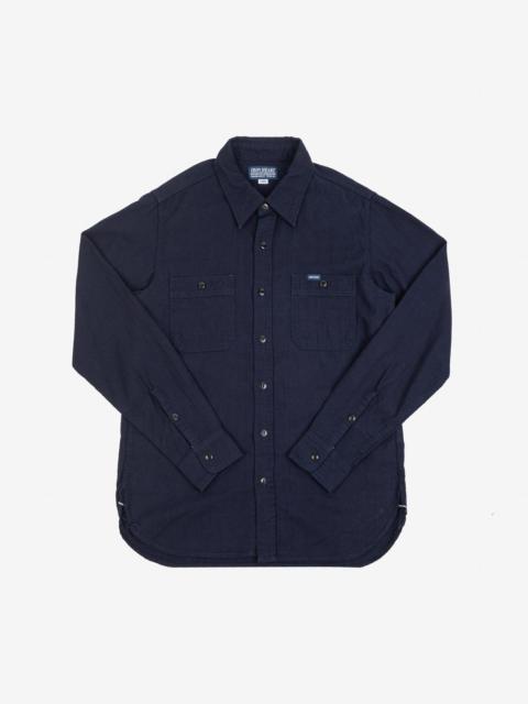 Iron Heart IHSH-358-IND 5oz Dobby Cloth Work Shirt - Indigo