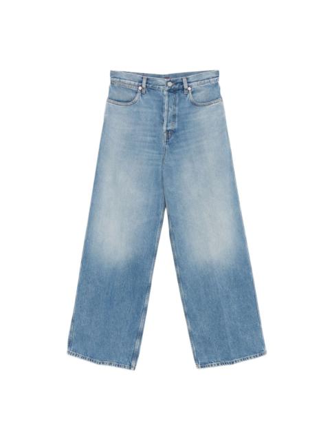 logo-patch jeans