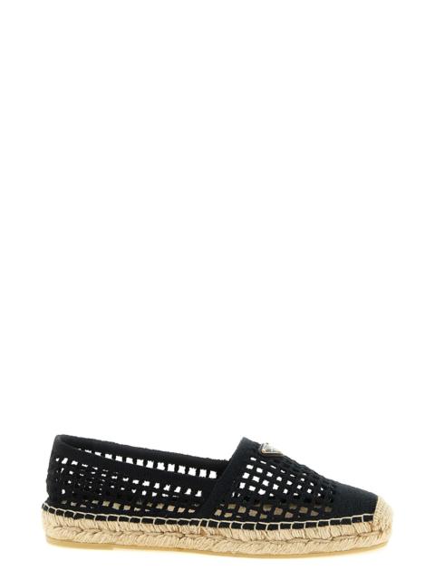 Prada Crochet Knitted Espadrilles