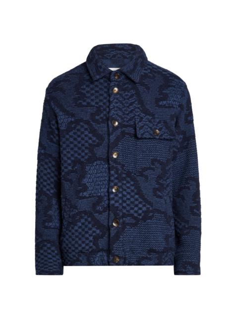 Etro Men's Roma Knitted Overshirt - Blue