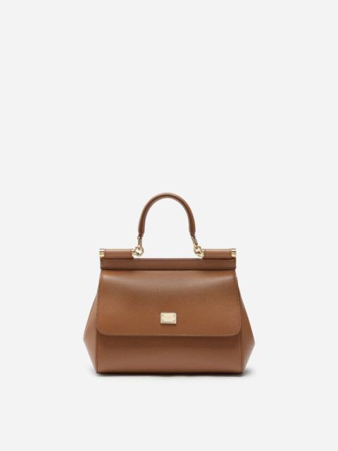 Dolce & Gabbana Small dauphine leather Sicily bag