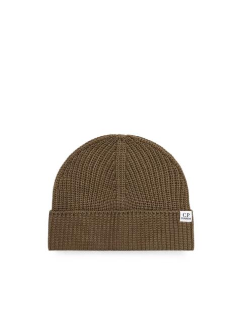 C.P. Company ribbed-knit beanie hat