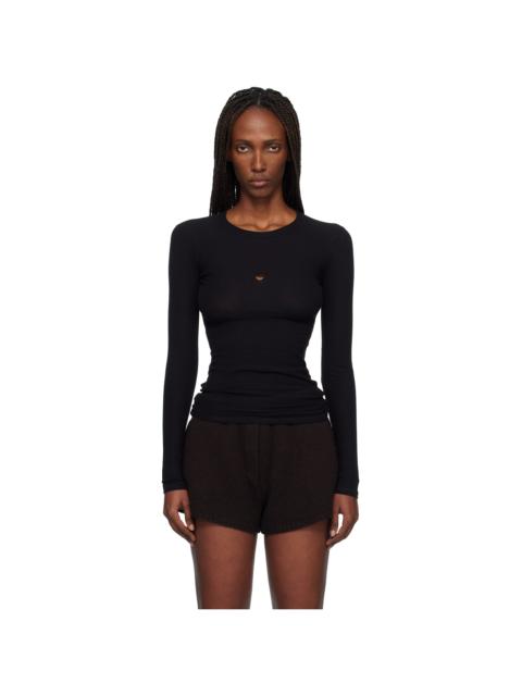 BASERANGE Black Heart Long Sleeve Tee