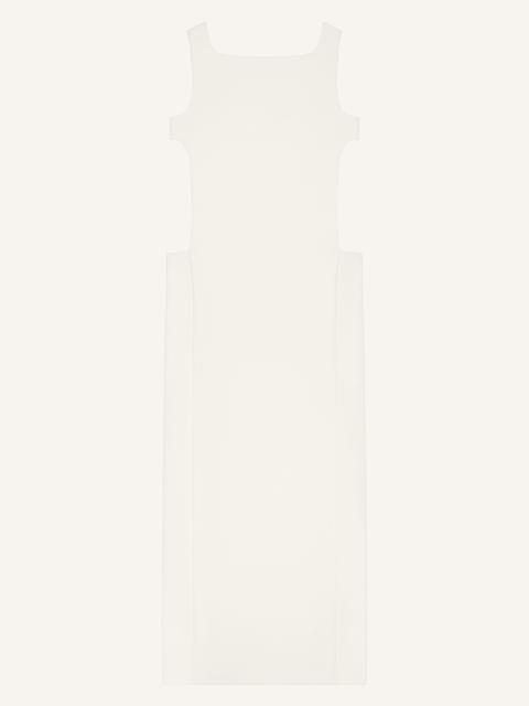 courrèges CUT-OUT CREPE LONG DRESS