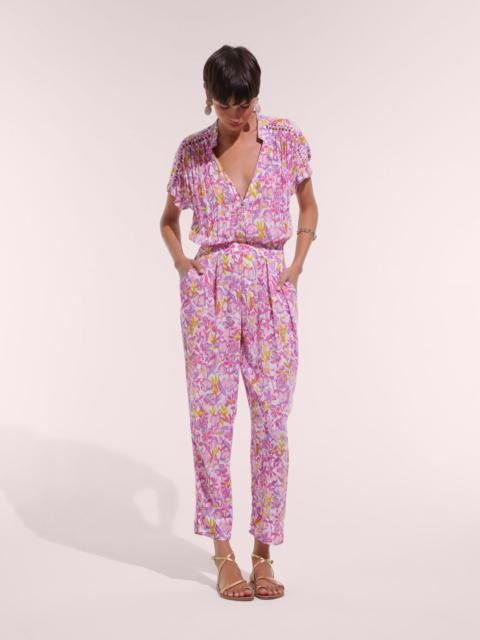 Poupette St Barth Long Jumpsuit Becky - Pink Shadow