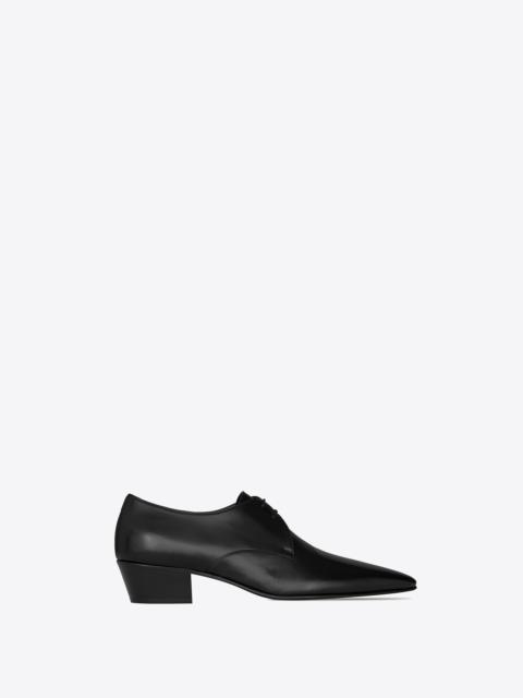 SAINT LAURENT billy derbies in smooth leather