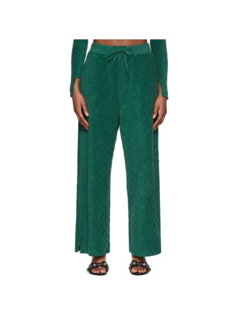 Ambush Green Cotton Lounge Pants