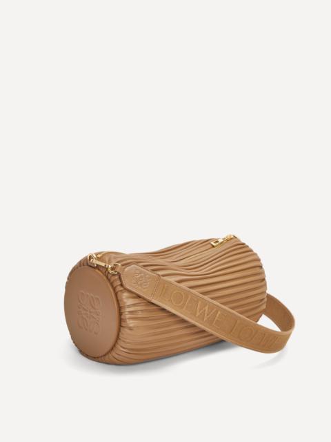 Loewe Pleated Leather Bracelet Pouch Bag