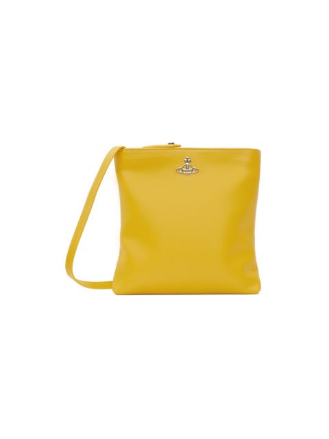 Vivienne Westwood Yellow Square Crossbody Bag