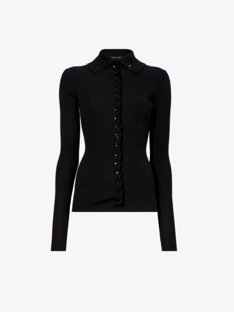 Proenza Schouler Eco Superfine Merino Button Down Sweater