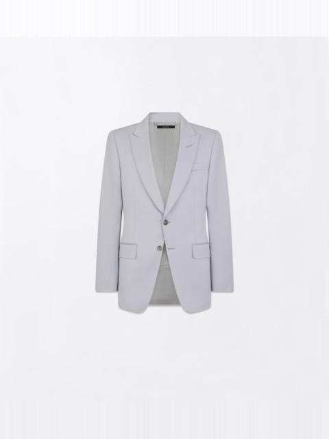 TOM FORD MILITARY WOOL SATIN O'CONNOR JACKET