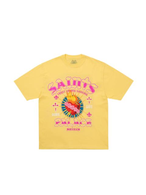 PALACE GODS GIFT T-SHIRT BLESSED YELLOW