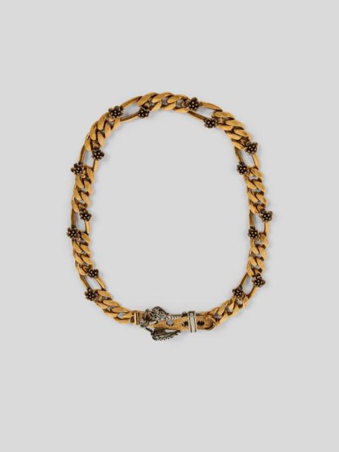 Etro CHAIN NECKLACE WITH PAISLEY BUCKLE