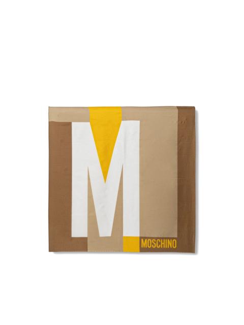 Moschino silk shawl scarf