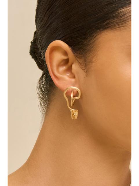 Cult Gaia CALLA WAVY EARRING