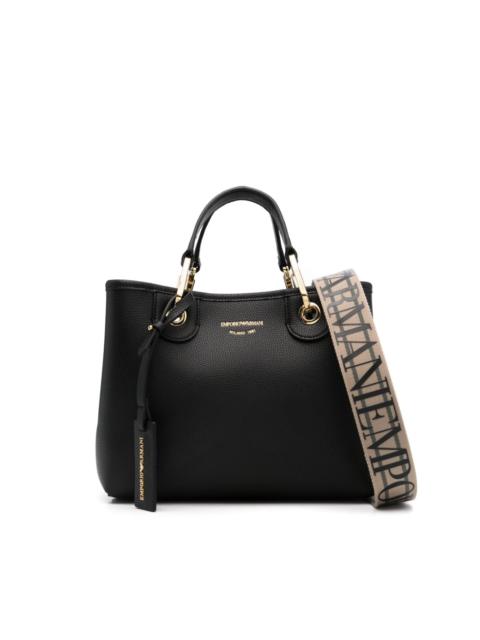 EMPORIO ARMANI logo-debossed tote bag