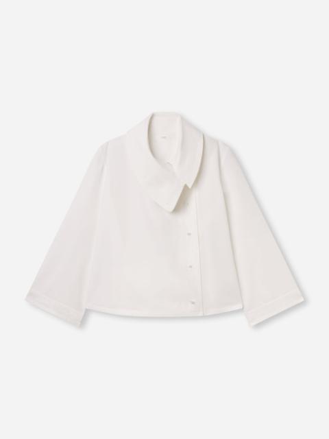 CO Flying Collar Shirt in Cotton Silk