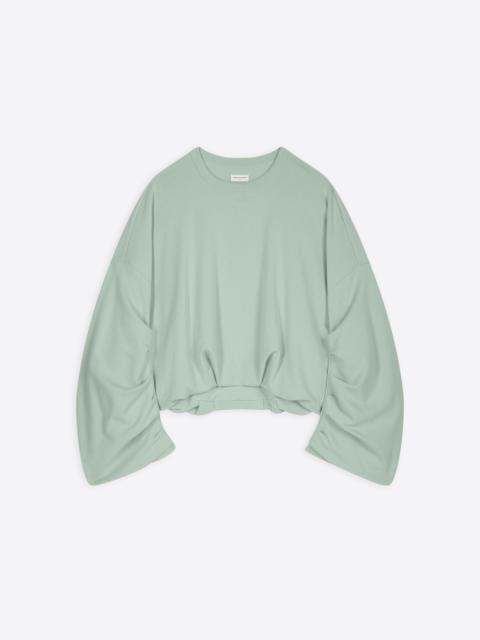 DRAPED SWEATSHIRT