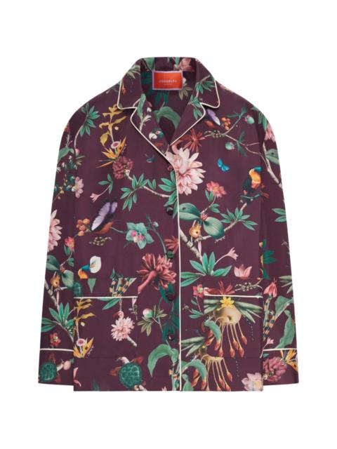 La DoubleJ floral-pattern shirt