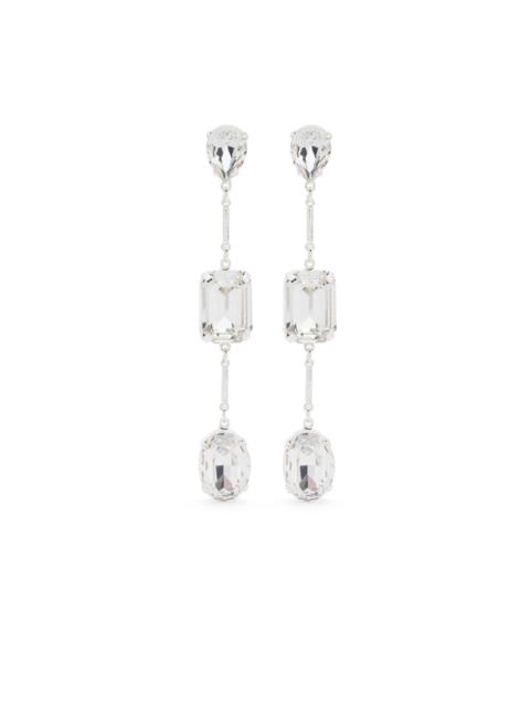 crystal-embellished earrings