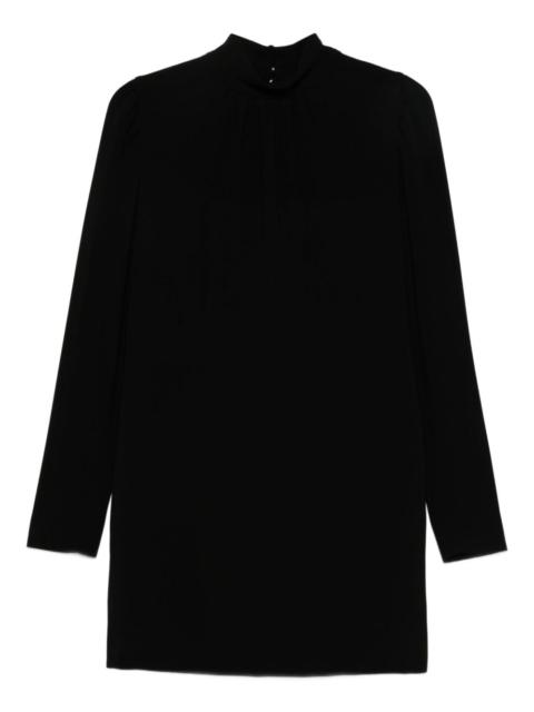 Max Mara high-neck long-sleeve dress