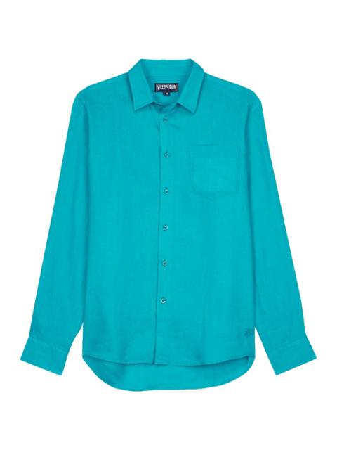Vilebrequin Men Linen Shirt Solid