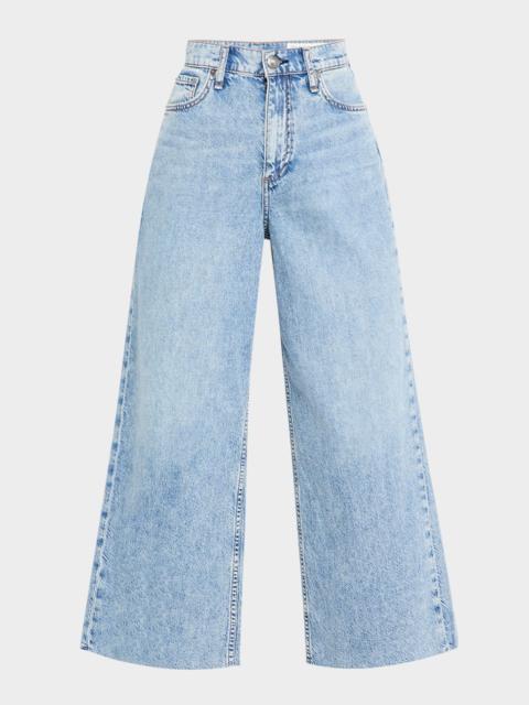 rag & bone Featherweight Andi High-Rise Wide Ankle Jeans