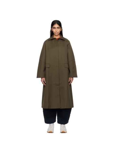 CORDERA Khaki Raglan Sleeve Trench Coat