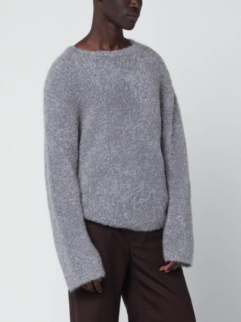 Séfr Jermaine grey sweater in bouclé yarn