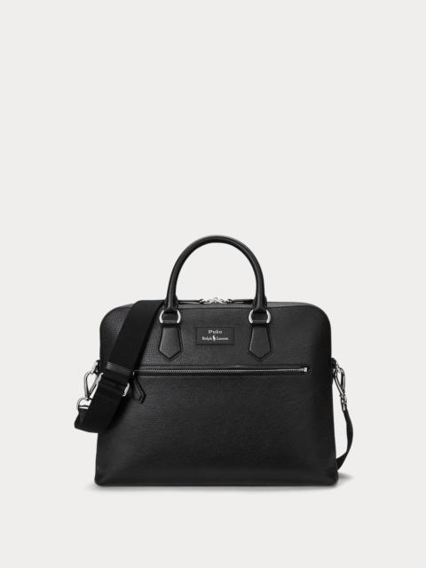 Polo Ralph Lauren Pebbled Leather Commuter Bag