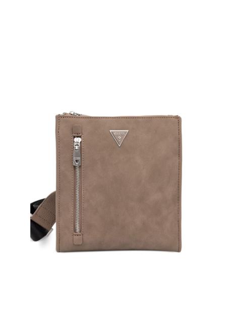 GUESS USA Torino logo-plaque messenger bag