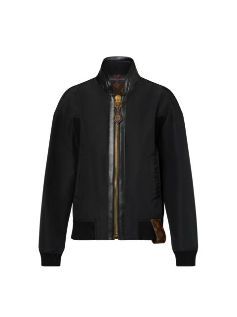 Louis Vuitton Leather Accent Parka