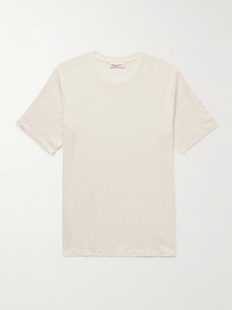ORLEBAR BROWN OB Standard Linen-Blend Jersey T-Shirt