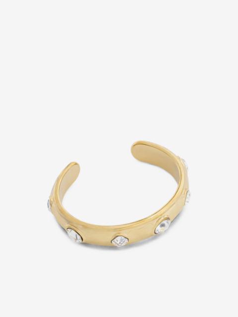 GUESS USA crystal-embellished cuff bracelet