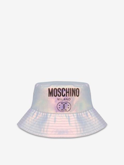 Moschino DOUBLE SMILEY® HOLOGRAPHIC BUCKET HAT