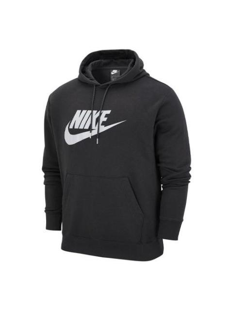Nike Men's Nike Casual Alphabet Logo Printing Fleece Black DM1237-010