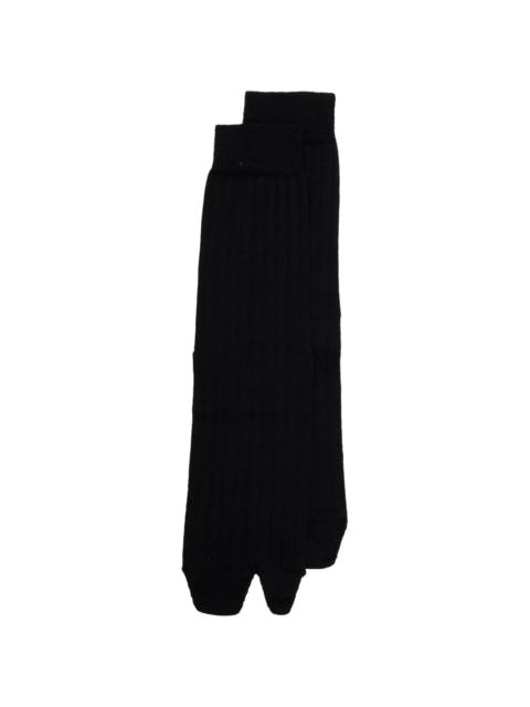 Maison Margiela MALE TABI SOCKS - BLACK