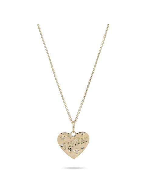 STONE AND STRAND Love New York Diamond Necklace