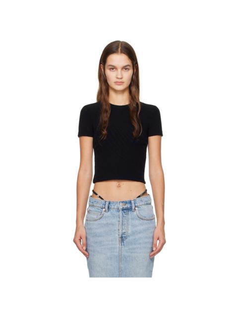 alexanderwang.t Black Jacquard T-Shirt