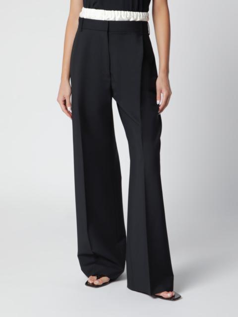 RÓHE Black Trousers with Boxer Detail