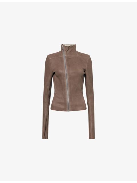 Rick Owens Gary Slim Leather Jacket