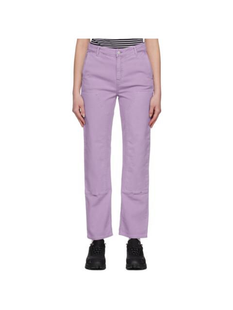 Carhartt Purple Pierce Double Knee Jeans