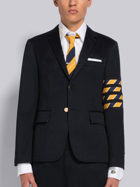 Thom Browne COTTON TWILL 4-BAR UNCONSTRUCTED CLASSIC SPORT COAT