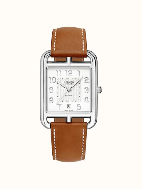 Hermès Cape Cod Manufacture watch, 33 x 33 mm