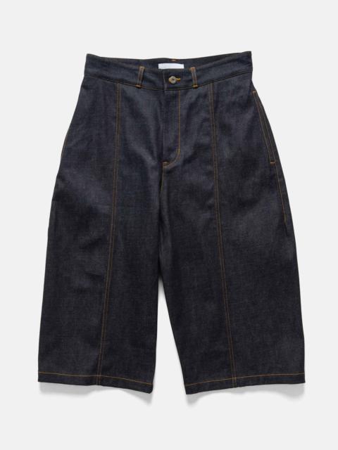 sage NATION Welt Shorts Raw Indigo