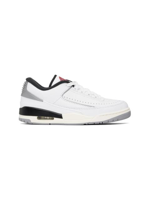 Jordan White & Gray Jordan 2/3 Sneakers