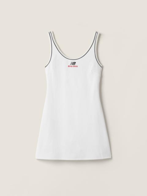 Miu Miu Stretch technical jersey mini-dress