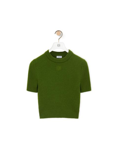 Loewe Cropped sweater in cashmere